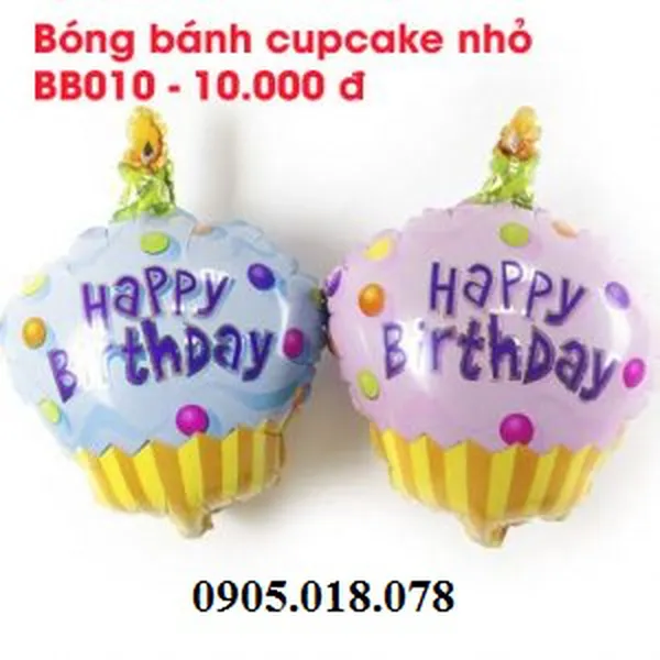 Bóng Bánh Cupcake Nhỏ