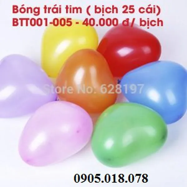 Bong Bóng Trái Tim