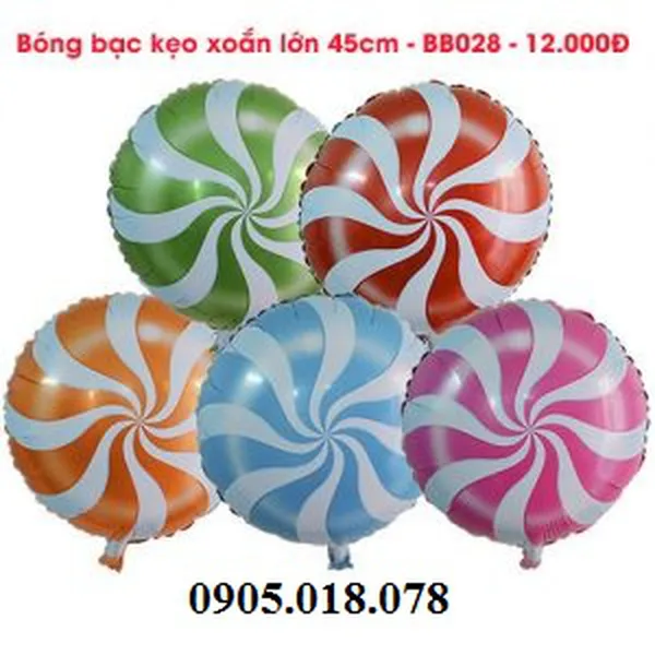 Bóng Kẹo Xoắn Lớn