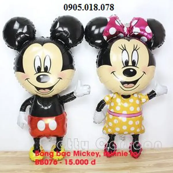Bóng Mickey Minnie To