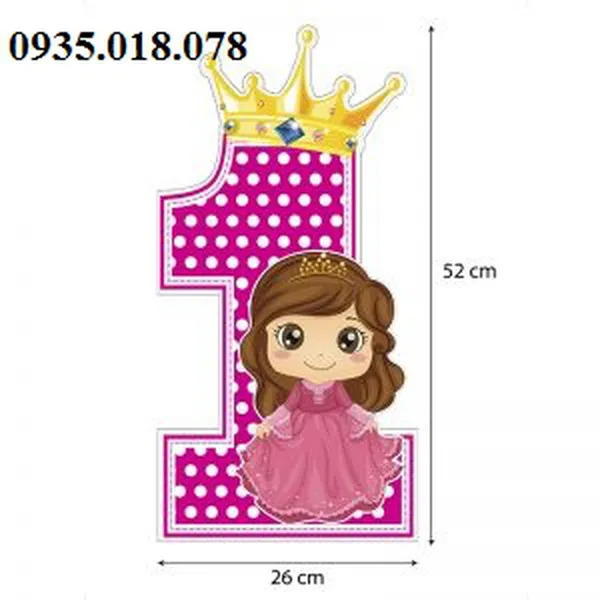 Cây Số 1 Tuổi Màu Hồng