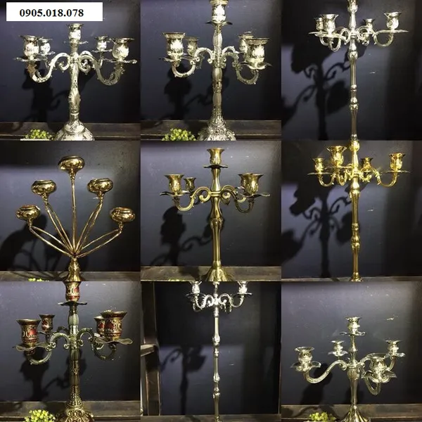 Chân nến trang trí giá rẻ