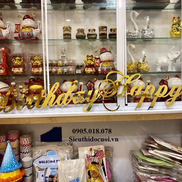 Chữ Happy Birthday bằng Alu