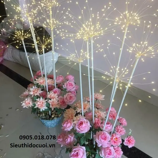 Dẫn lối pháo hoa, sóng đèn pháo hoa