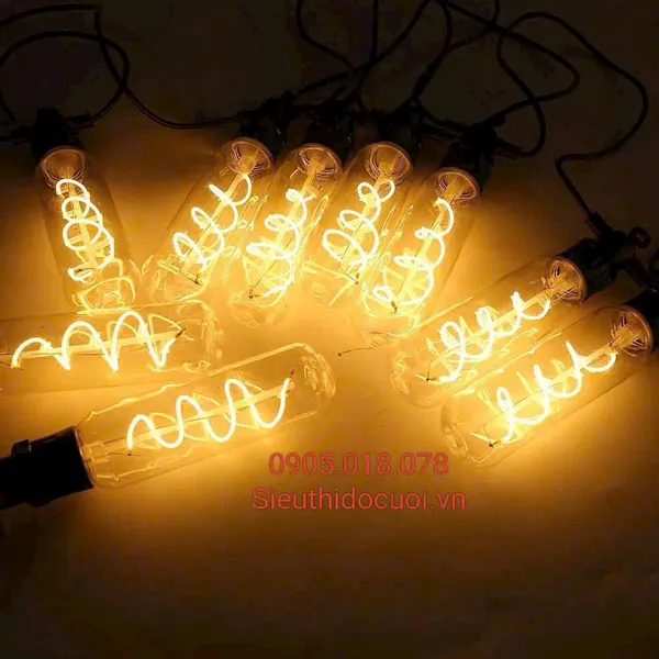 Dây đèn Led 5m, 10 bóng đèn, có đầu nối