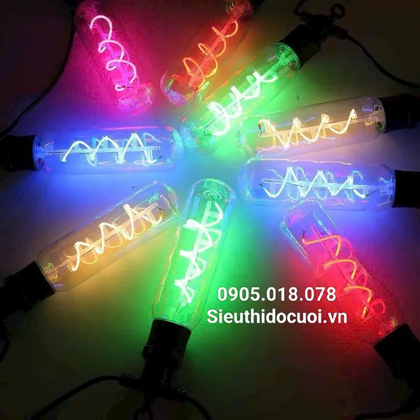 Dây đèn Led 5m, 10 bóng đèn, có đầu nối