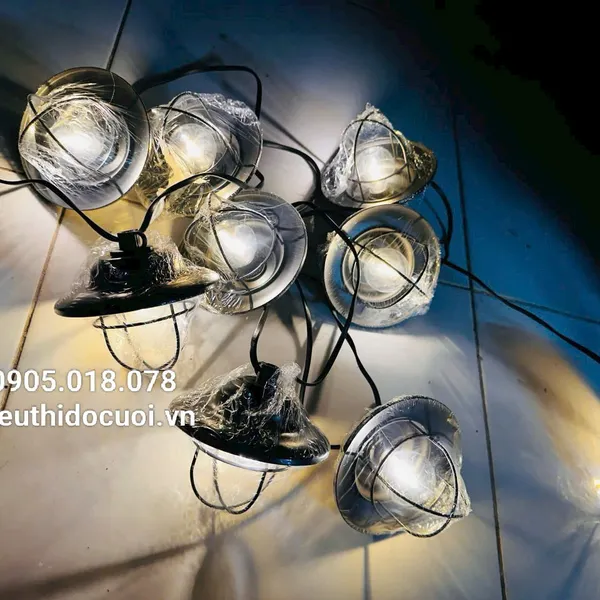 Dây đèn Led 5m, 10 bóng đèn, có đầu nối