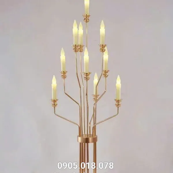 Đèn dẫn lối đám cưới 10 ngọn nến