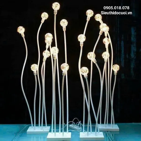 Đèn dẫn lối đám cưới bóng rối 5 ngọn