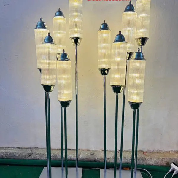 Đèn dẫn lối đám cưới hình ống cầu