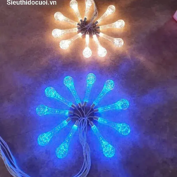 Đèn trang trí đám cưới thả led giọt nước