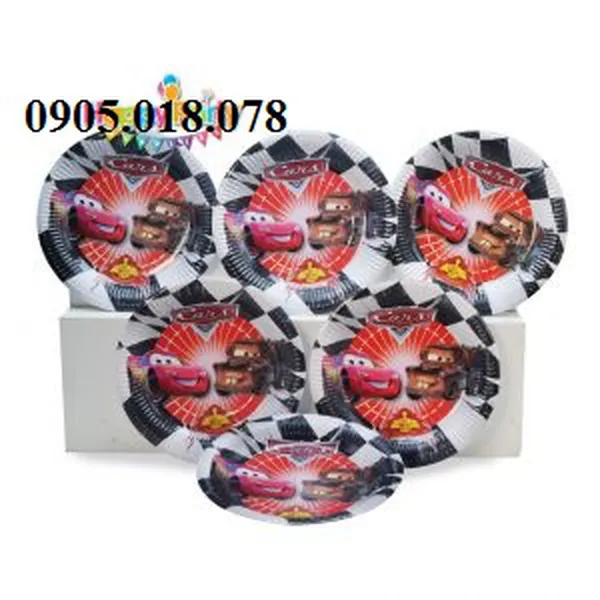 Dĩa Giấy Sinh Nhật Chủ Đề MC Queen