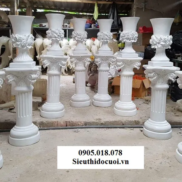 Đôn hoa đám cưới, trụ hoa đám cưới