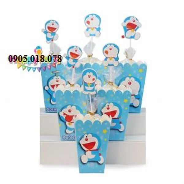 Hộp Đựng Bắp Rang Bơ Chủ Đề Doremon