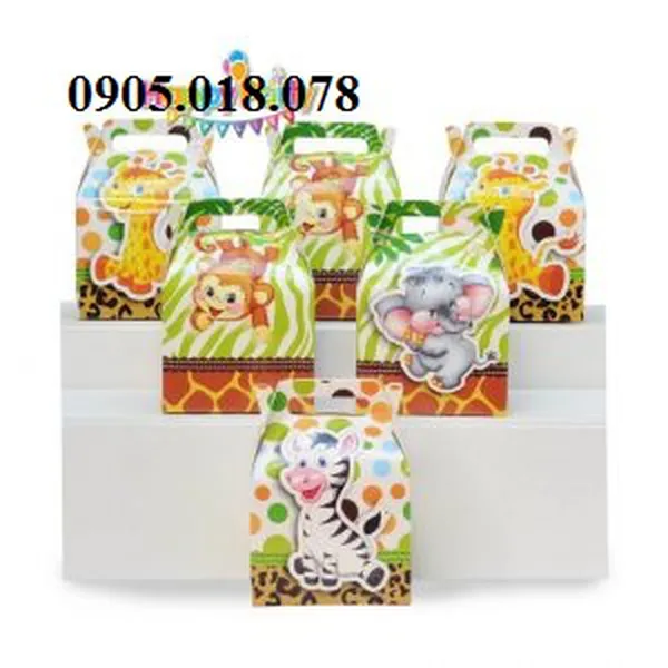 Hộp Quà Sinh Nhật Chủ Đề Safari