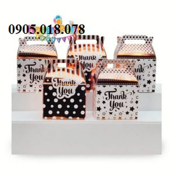 Hộp Quà Cảm Ơn Chủ Đề Cam Ép Kim