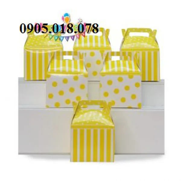 Hộp Quà Cảm Ơn Chủ Đề Màu Vàng
