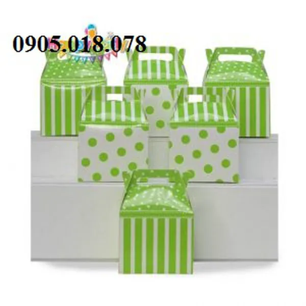 Hộp Quà Cảm Ơn Chủ Đề Màu Xanh Lá