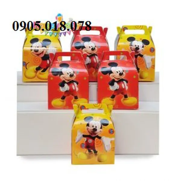 Hộp Quà Cảm Ơn Chủ Đề Mickey