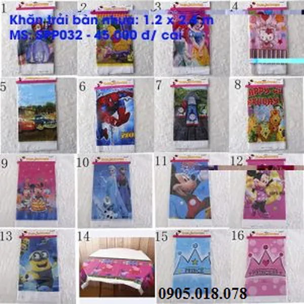 Khăn Trải Bàn Nhựa