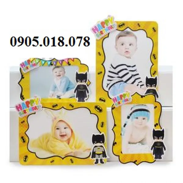 Khung Hình Sinh Nhật Chủ Đề Batman