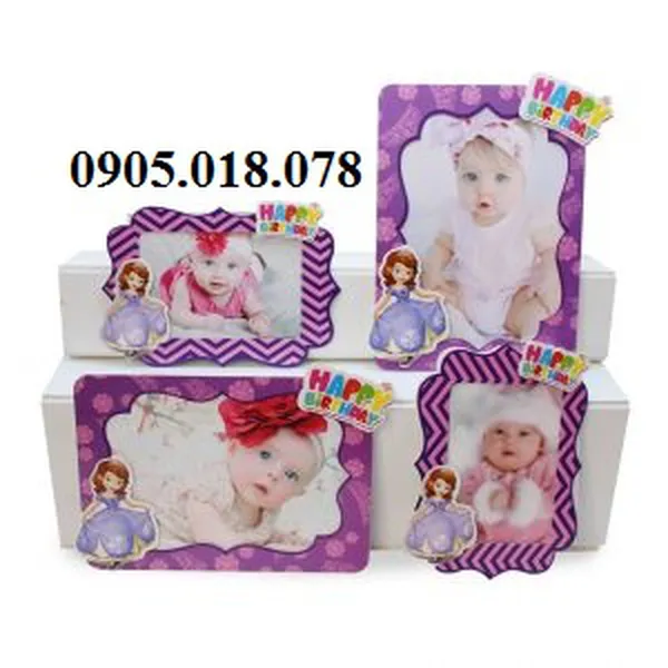 Khung Hình Sinh Nhật Chủ Đề Công Chúa Sofia