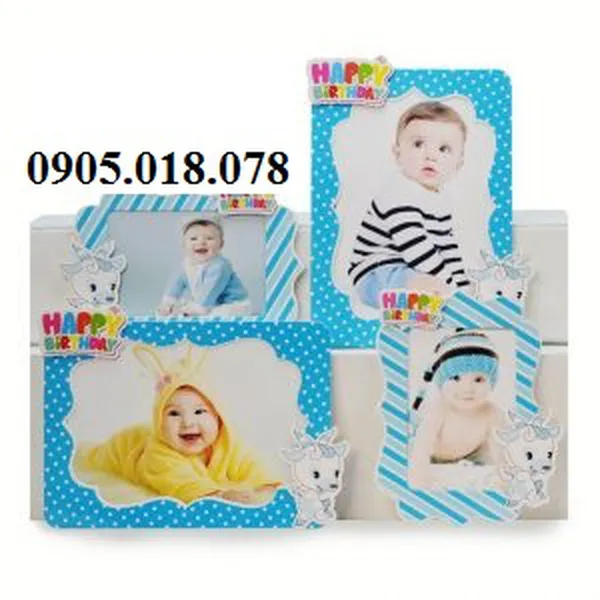 Khung Hình Sinh Nhật Chủ Đề Dê Xanh