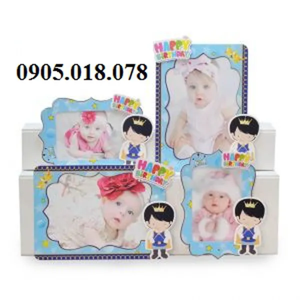 Khung Hình Sinh Nhật Chủ Đề Hoàng Tử