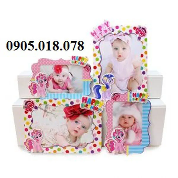 Khung Hình Sinh Nhật Chủ Đề Pony