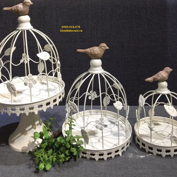 Lồng Chim Trang Trí Nhà Hàng Tiệc Cưới