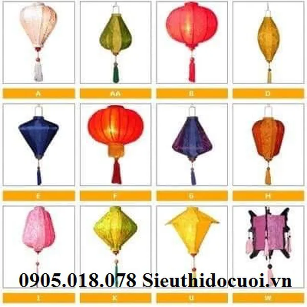 Lồng đèn trang trí cưới, Lồng đèn trang trí tết, Lồng đèn hoa sen