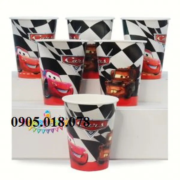 Ly Giấy Sinh Nhật Chủ Đề MC Queen