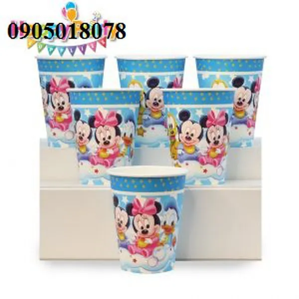 Ly Giấy Sinh Nhật Chủ Đề Mickey Baby