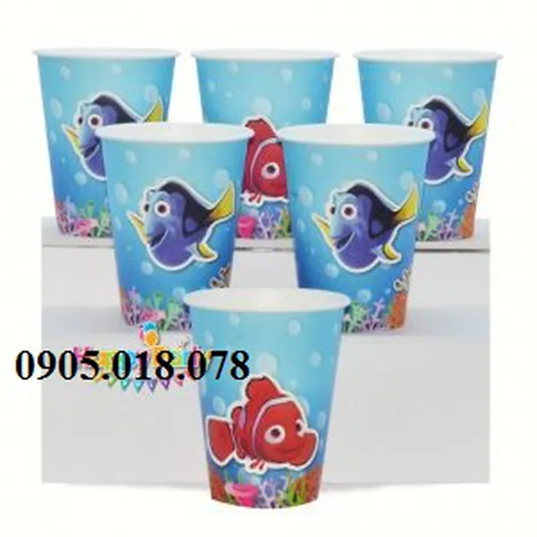 Ly Giấy Sinh Nhật Chủ Đề Nemo