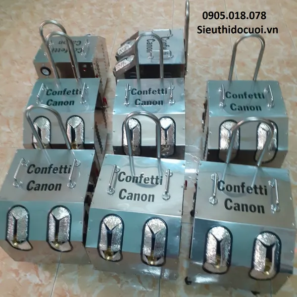 Máy bắn giấy kim tuyến, kim tuyến, cánh hoa hồng