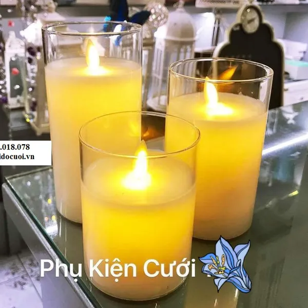 Nến điện tử trang trí