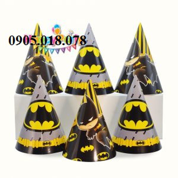 Nón Giấy Sinh Nhật, Mũ Giấy Sinh Nhật Chủ Đề Batman