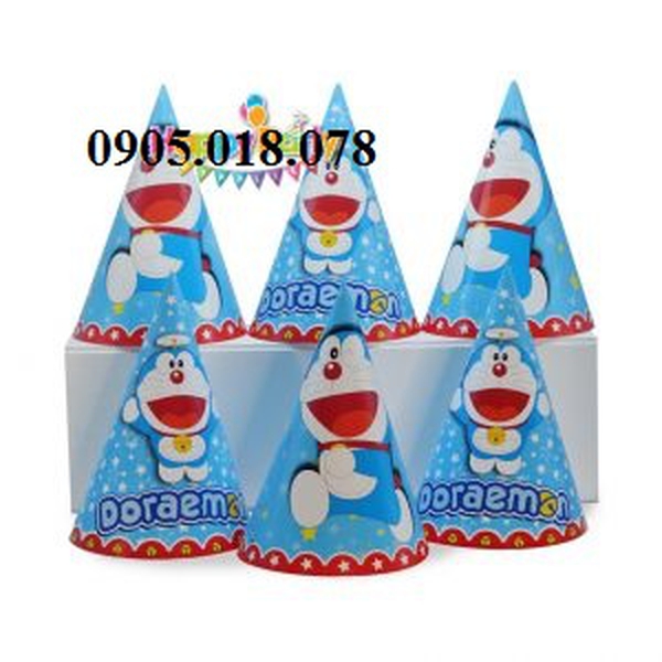 Nón Giấy Sinh Nhật, Mũ Giấy Sinh Nhật Chủ Đề Doremon