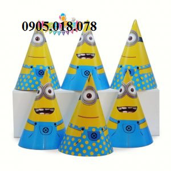 Nón Giấy Sinh Nhật, Mũ Giấy Sinh Nhật Chủ Đề Minion