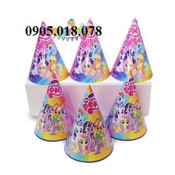 Nón Giấy Sinh Nhật, Mũ Giấy Sinh Nhật Chủ Đề Pony