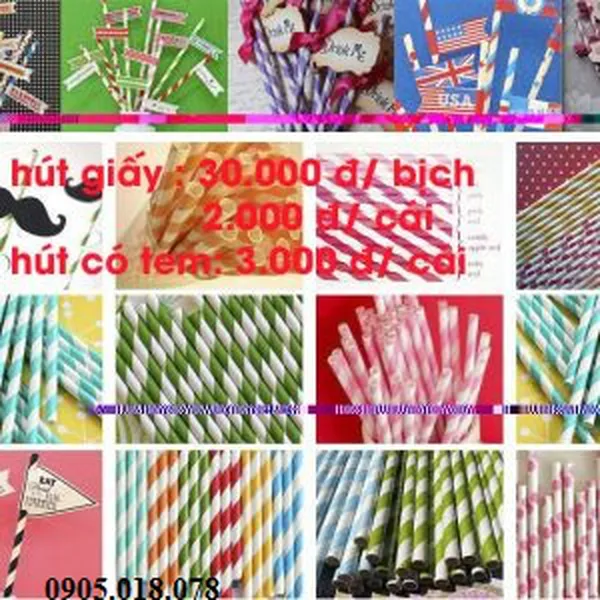Ống Hút Giấy