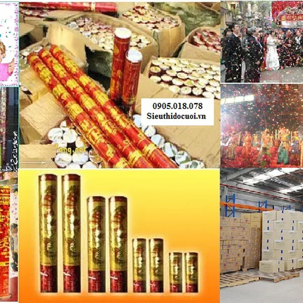 Pháo kim tuyến, ống phụt kim tuyến giá sỉ