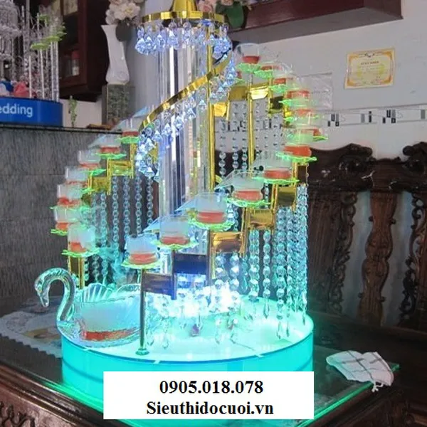 Tháp ly champagne mẫu TL18