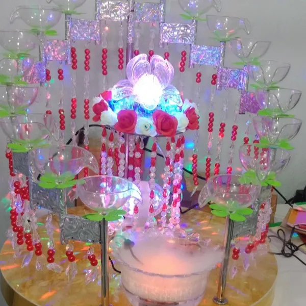 Tháp ly champagne xếp tầng mẫu TL26