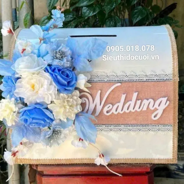 Thùng tiền đám cưới hình rương