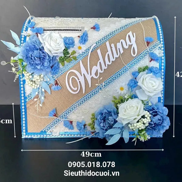 Thùng tiền đám cưới hình rương