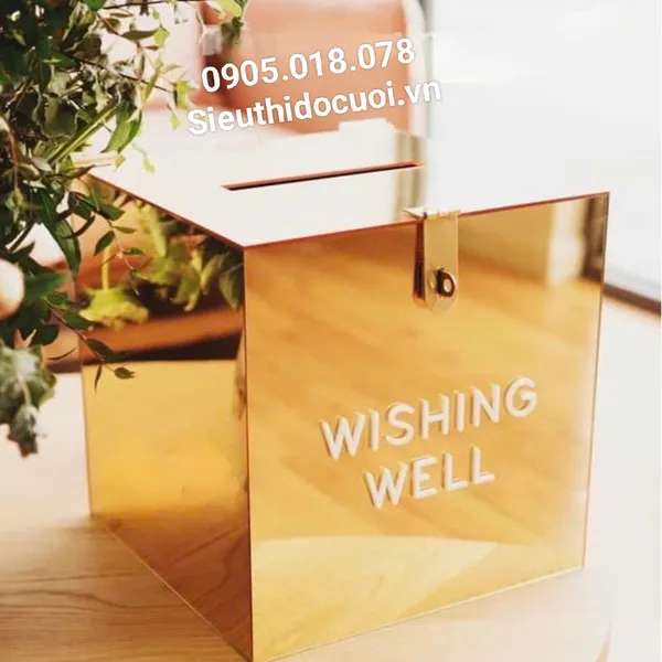 Thùng tiền đám cưới hình vuông TT22