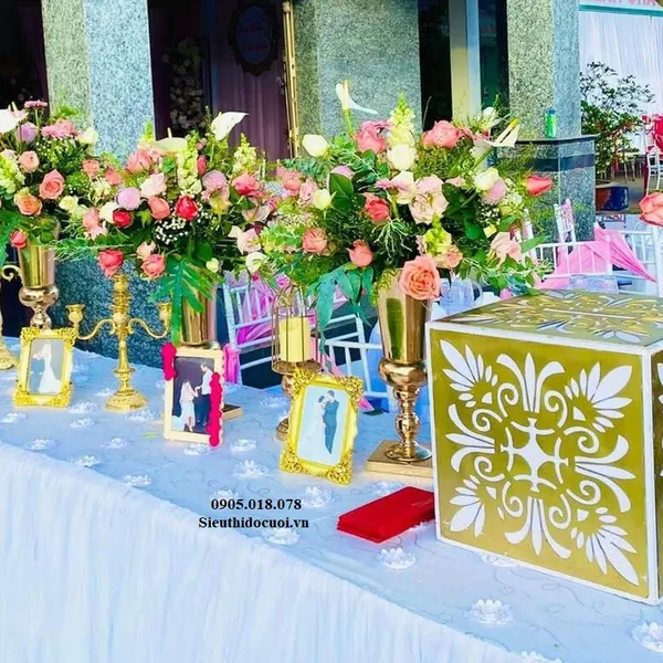 Thùng tiền đám cưới hình vuông TT9