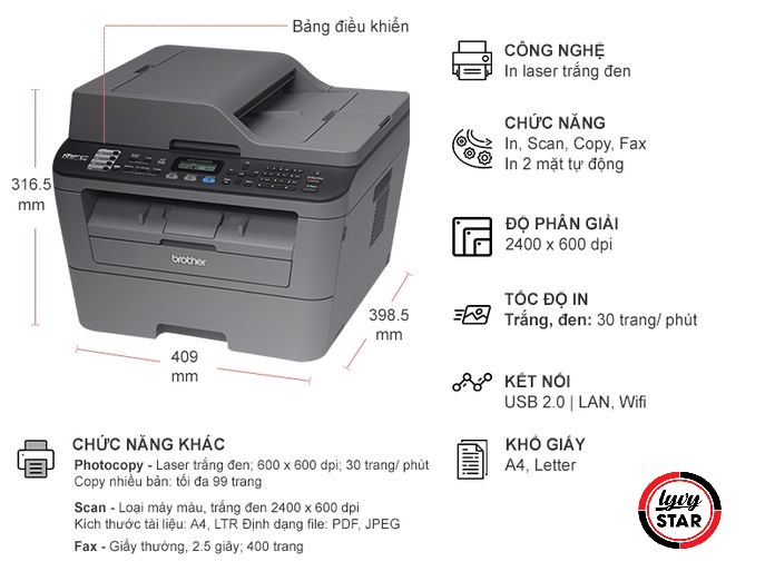 máy in đa chức năng in qua wifi tại quy nhơn