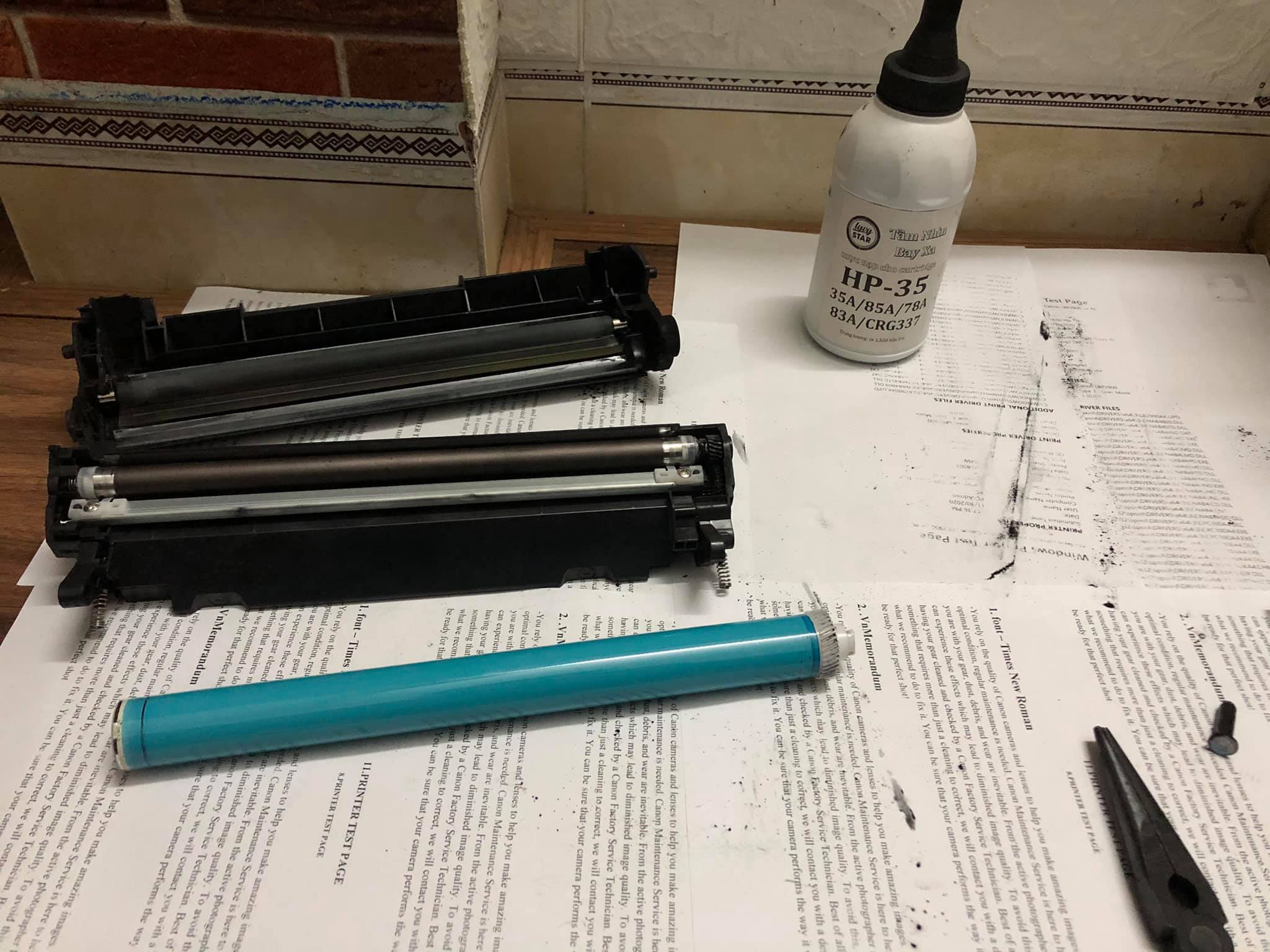 nạp mực máy in giá rẻ quy nhơn